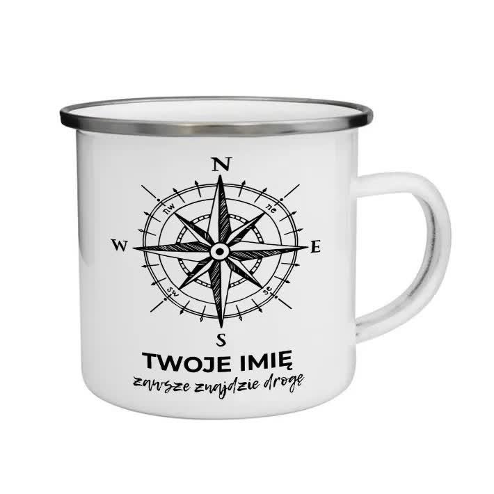 KUBEK STALOWY Prezent Twoje IMIĘ Góry WZYWAJĄ MiX
