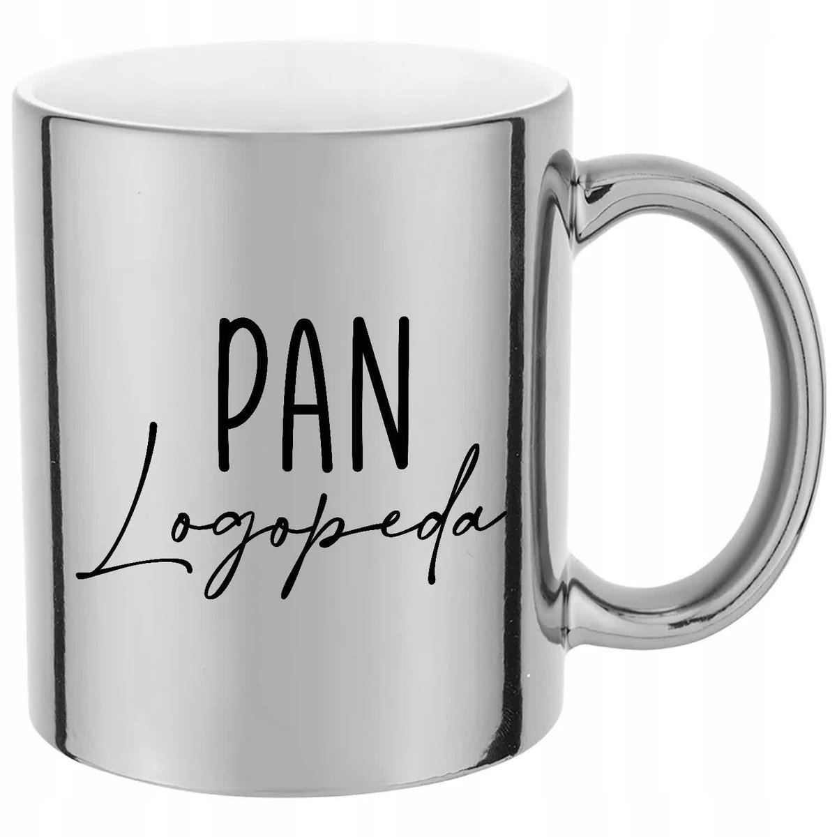 KUBEK SREBRNY NA PREZENT Dla PANA LOGOPEDY WZORY