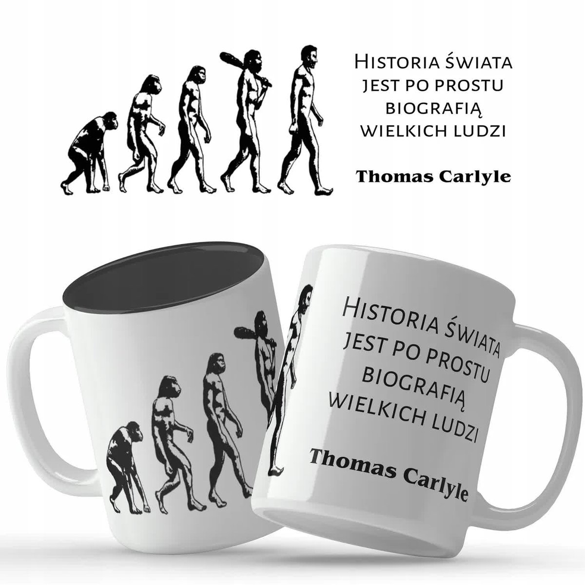 Kubek Czarny Prezent Dla Nauczyciela HISTORII Wz