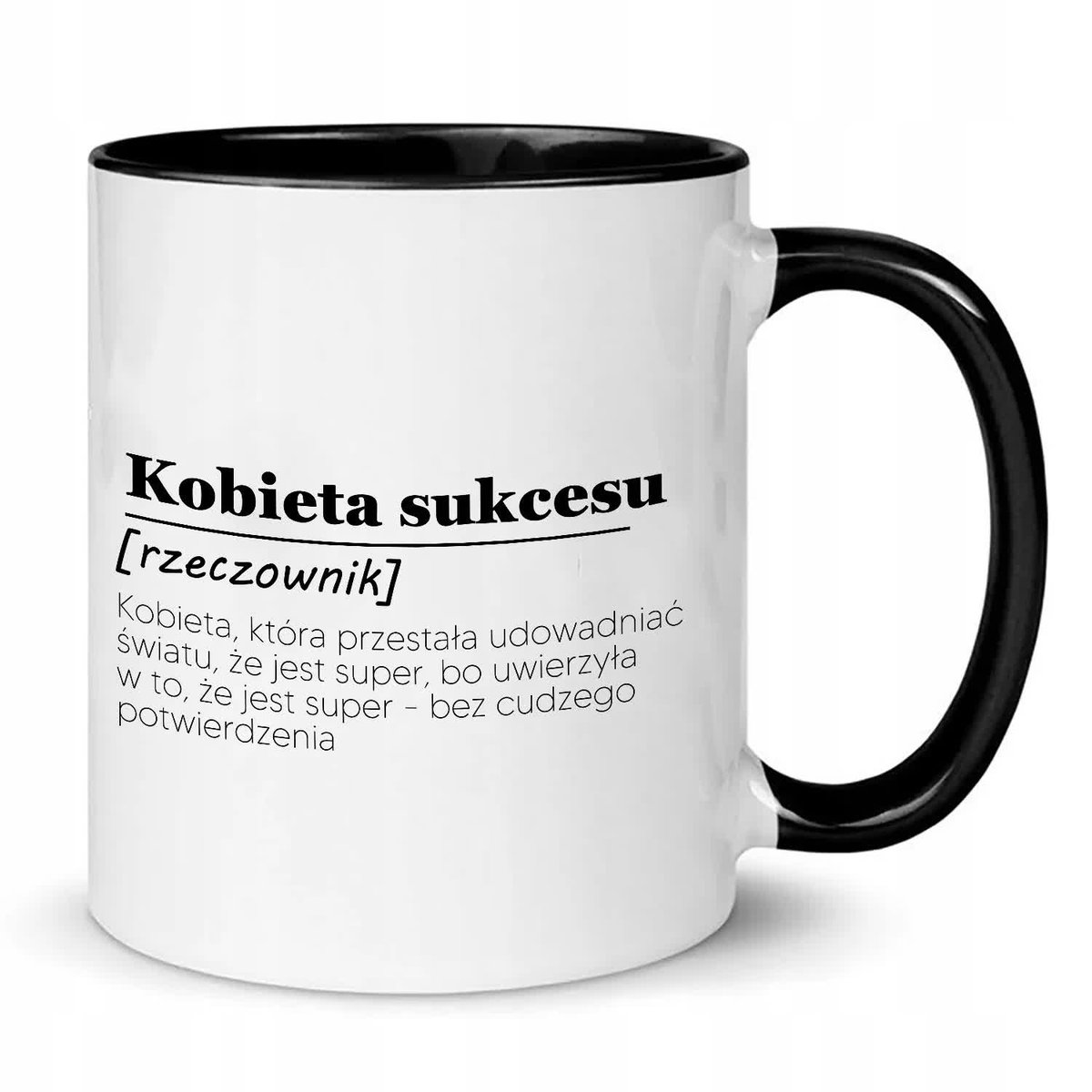 KUBEK Śmieszny PREZENT Definicje KOBIETA SUKCESU