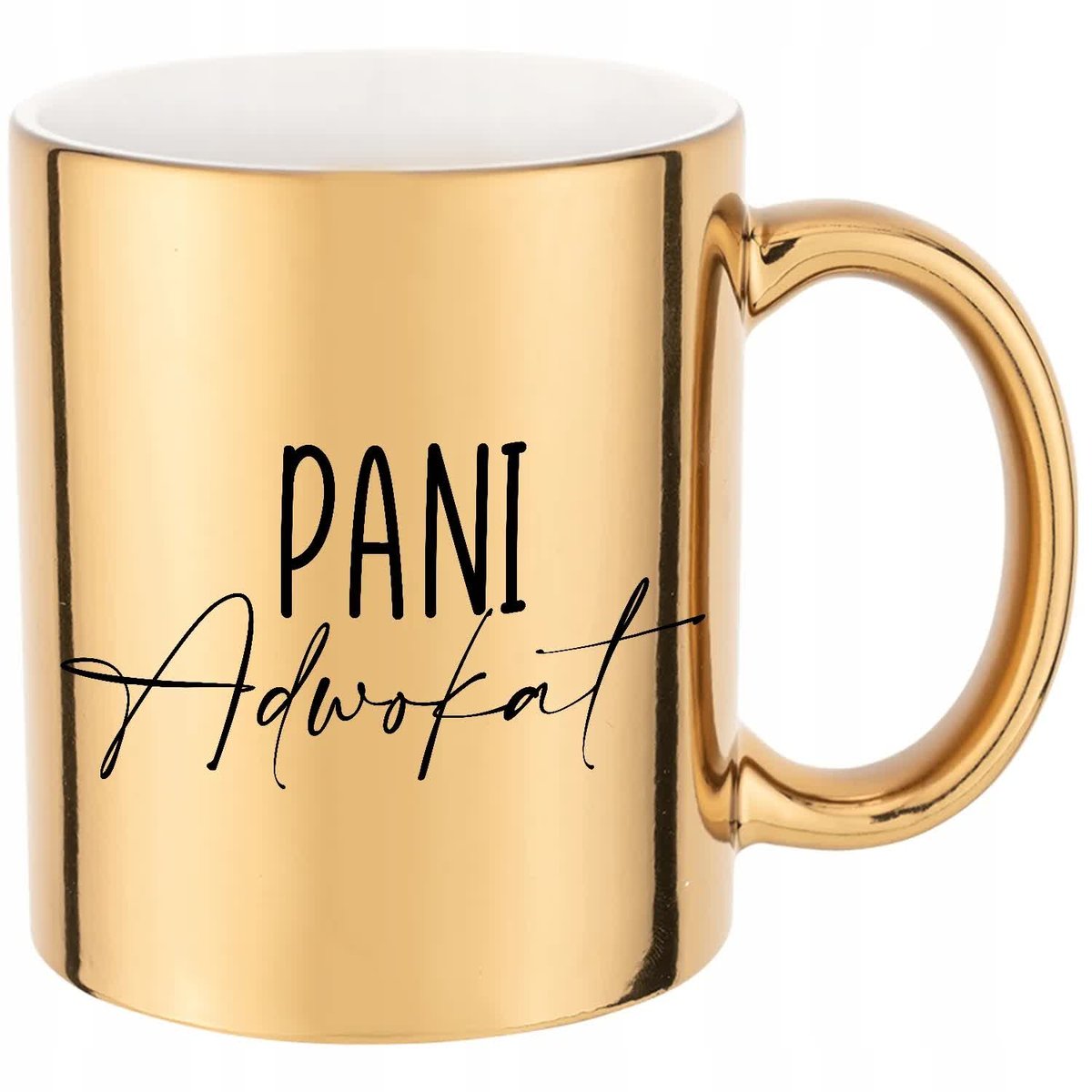 KUBEK ZŁOTY PREZENT dla PANI ADWOKAT Dużo Wzorów