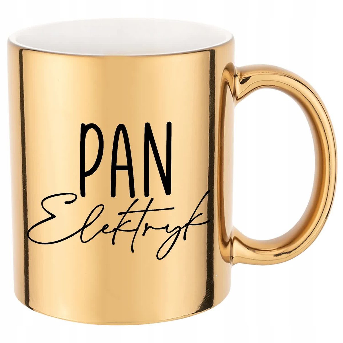 KUBEK ZŁOTY NA PREZENT Dla PANA ELEKTRYKA WZORY