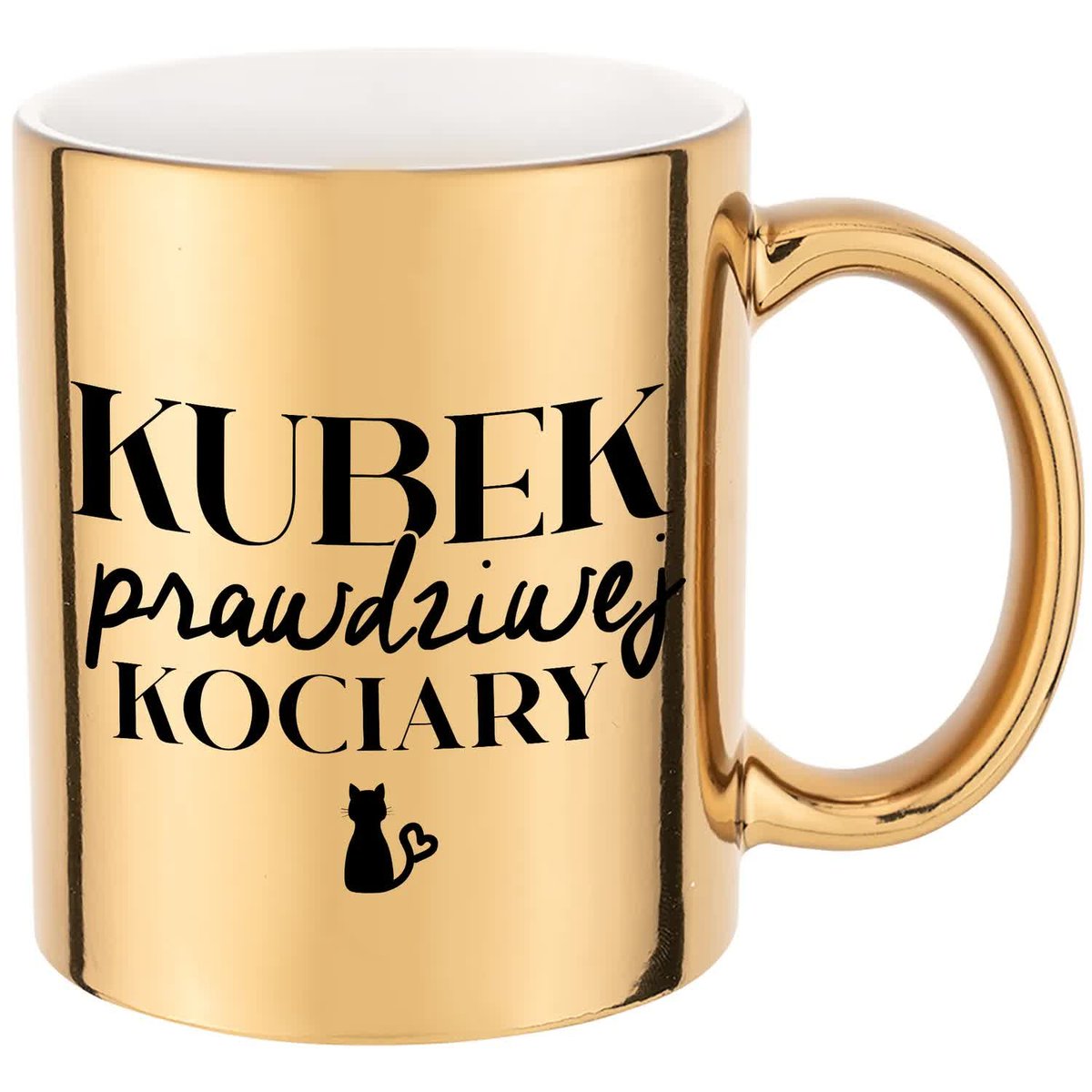 KUBEK ZŁOTY PREZENT dla KOCIARY JESIENIARY Wzory
