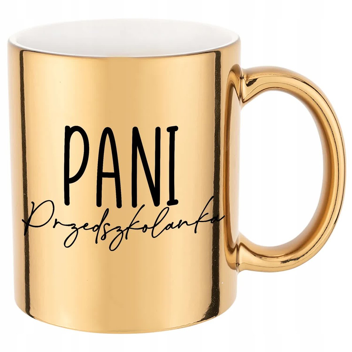 KUBEK ZŁOTY NA PREZENT DLA PANI PRZEDSZKOLANKI WZ