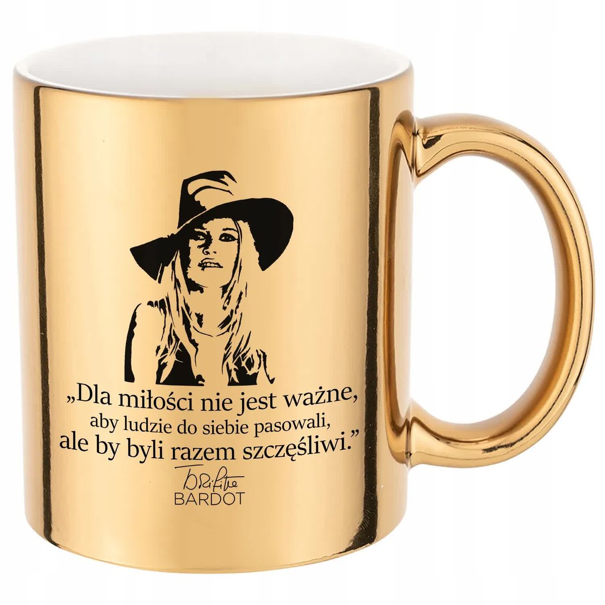KUBEK Złoty Cytaty BRIGITTE BARDOT Wiele Wzorów