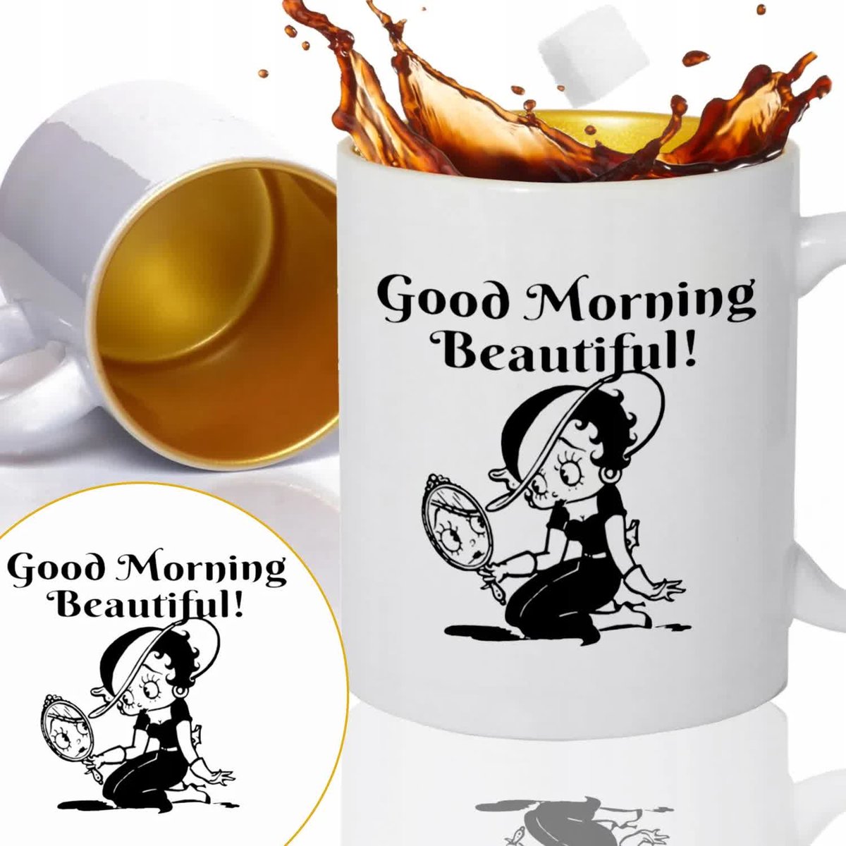 Kubek Złoty Na Prezent Urodziny NA DOBRY DZIEŃ Wz