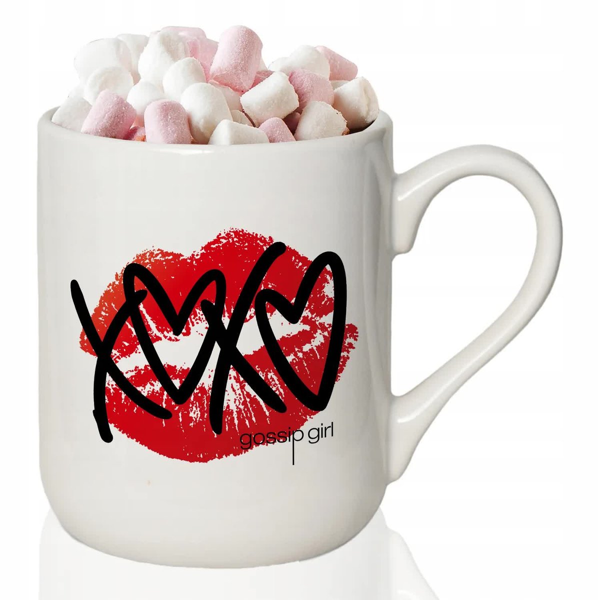 KUBEK COFFEE BIAŁY Na Prezent Dla Fana Serialu Plotkara XOXO GOSSIP GIRL Wz