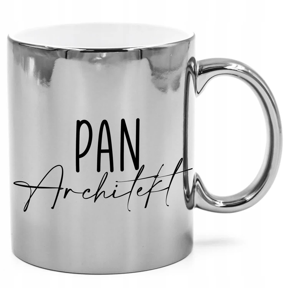 KUBEK SREBRNY PREZENT PAN ARCHITEKT Dużo Wzorów