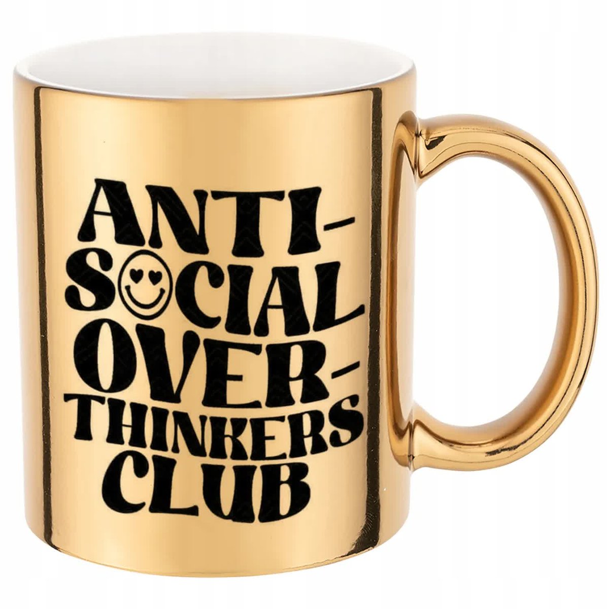 KUBEK ZŁOTY SUPER PREZENT ANTISOCIAL HARDCORE DLA KAŻDEGO NASTOLATKA WZORY