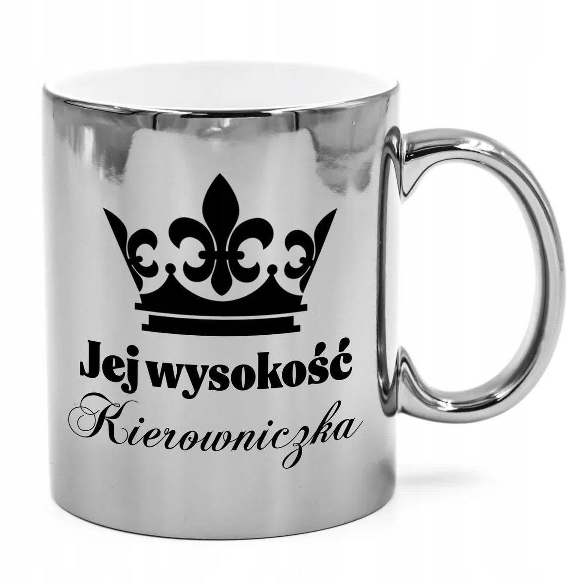 KUBEK SREBRNY PREZENT dla SZEFOWEJ Szefa Wzory