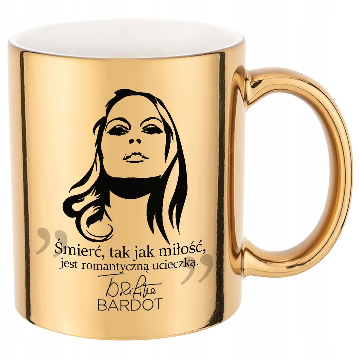 KUBEK Złoty Cytaty BRIGITTE BARDOT Wiele Wzorów