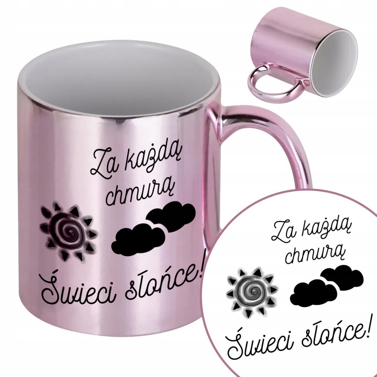 Kubek Błyszczący Na Prezent Motywacyjne Napisy Wz