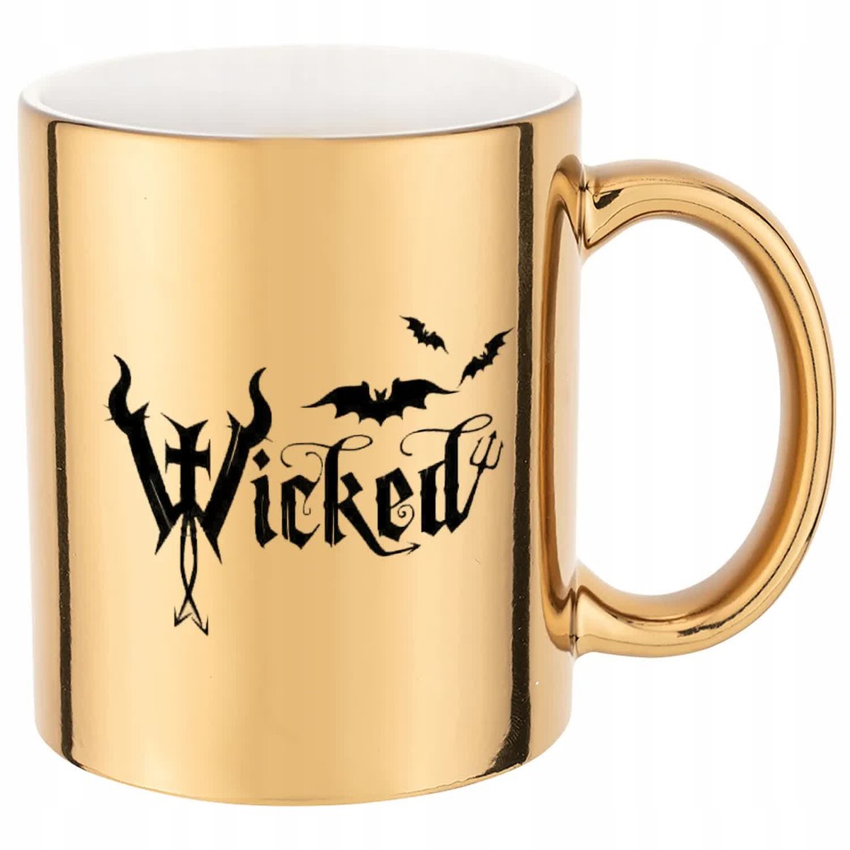 KUBEK ZŁOTY SUPER PREZENT WICKED HARDCORE DLA KAŻDEGO NASTOLATKA MIX WZORY