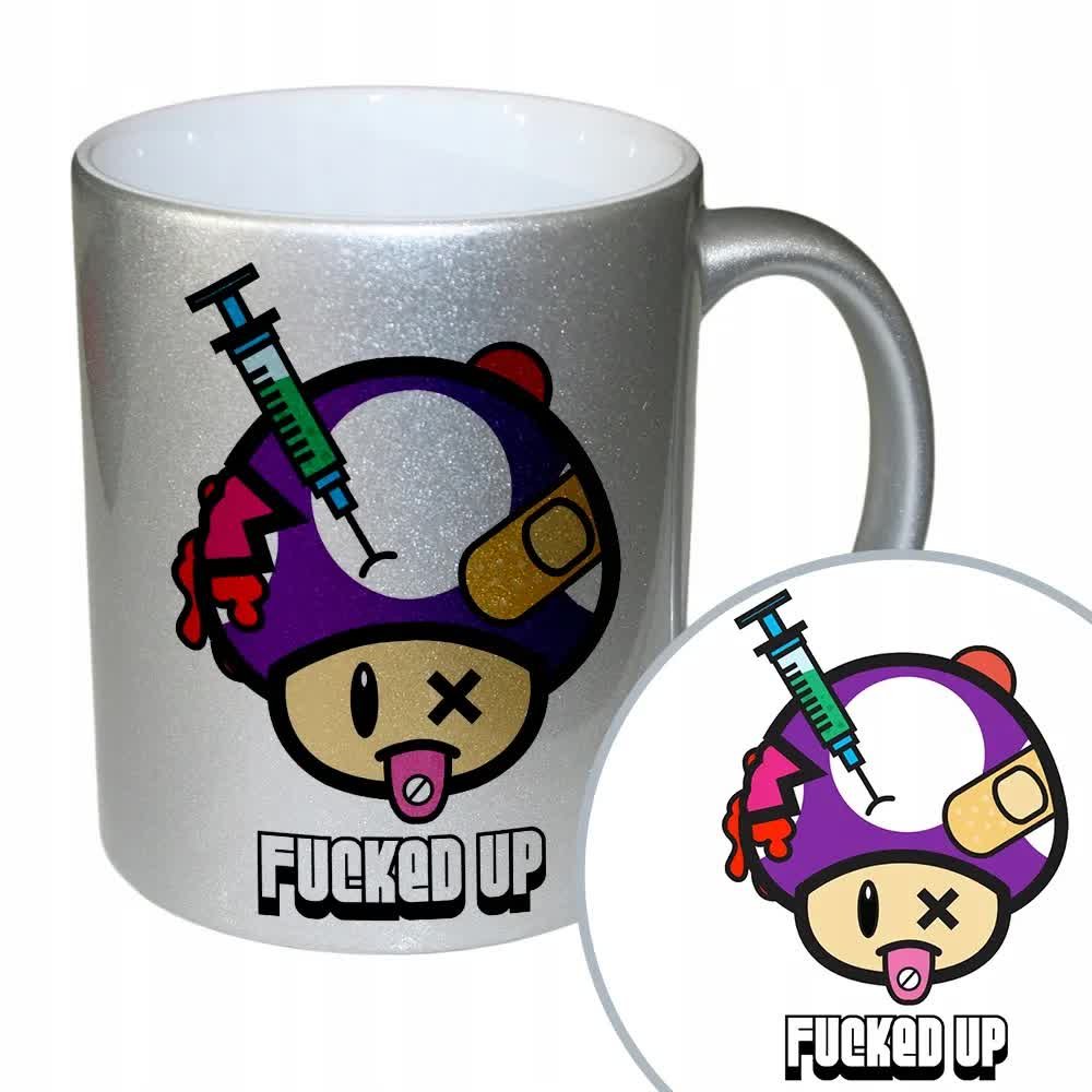 Kubek Metaliczny Na Prezent PACMAN Bajkowe Wzory