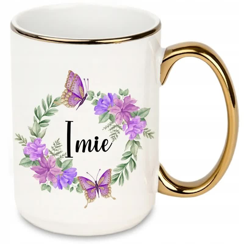 DUŻY Kubek XXL ZŁOTE PERSONALIZOWANE TWOJE IMIĘ