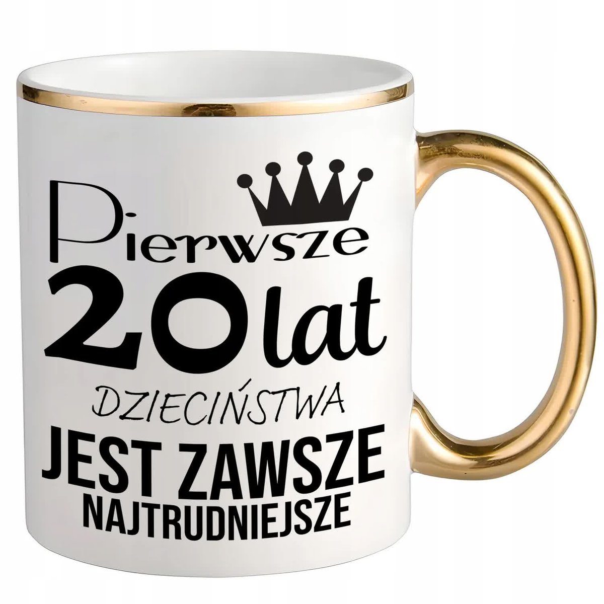 KUBEK BIAŁY 330ML IDEALNY PREZENT URODZINOWY NA 20 URODZINY TOP BEST WZORY