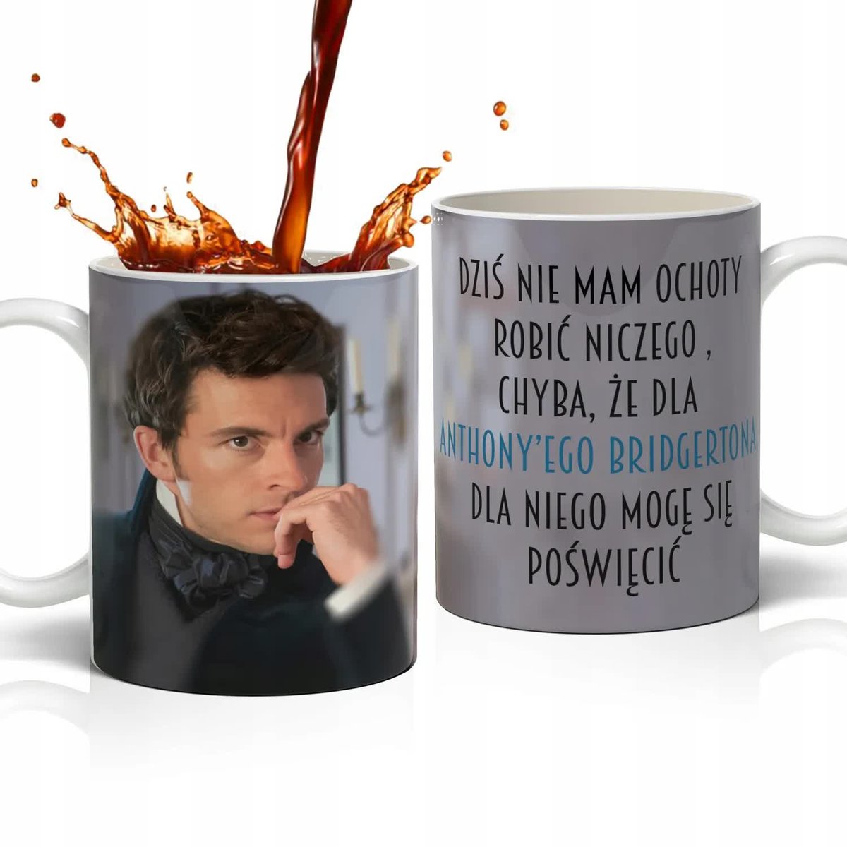 Kubek ANTHONY BRIDGERTON Serial Bridgertonowie Na Prezent Hit Wiele Wzorów
