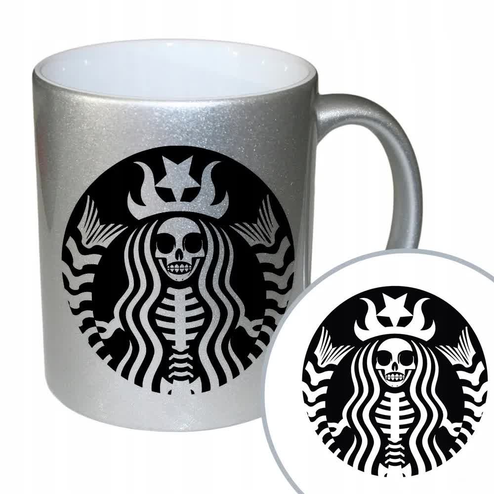 Kubek Metaliczny Prezent SPOOKY TIME Halloween Wz