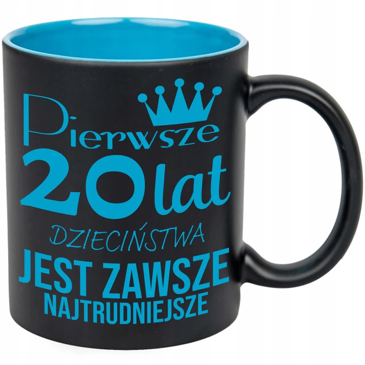 KUBEK GRAWER NIEB PREZNET URODZINY PIERWSZE 20 LAT JEST NAJTRUDNIEJSZE WZ