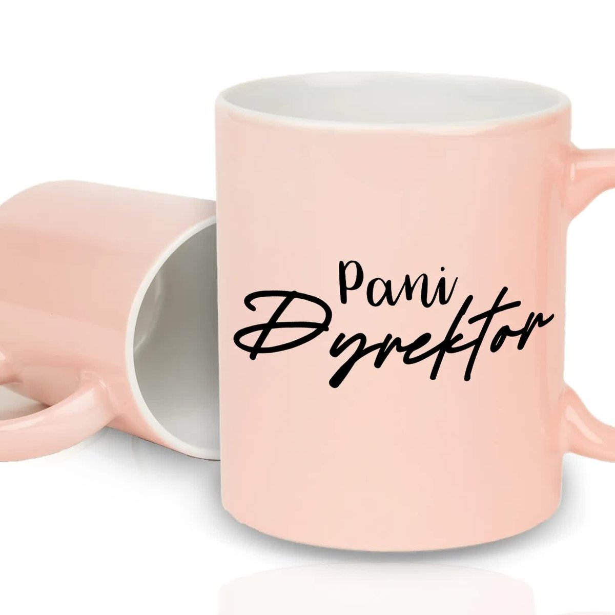 Kubek LIGHT PINK Na Prezent DLA PANI DYREKTOR Wz