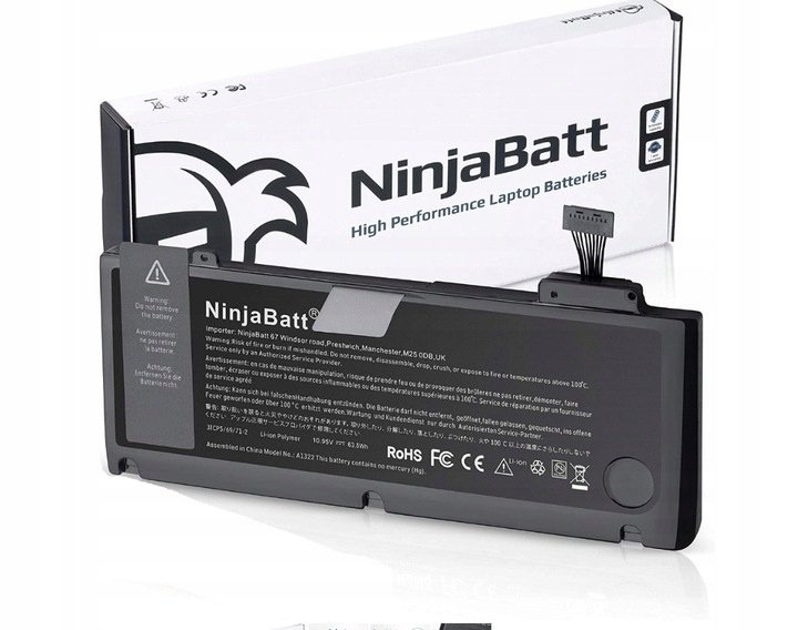 NINJABATT BATERIA 5100mAh/ 39Wh 7,6V (6078)