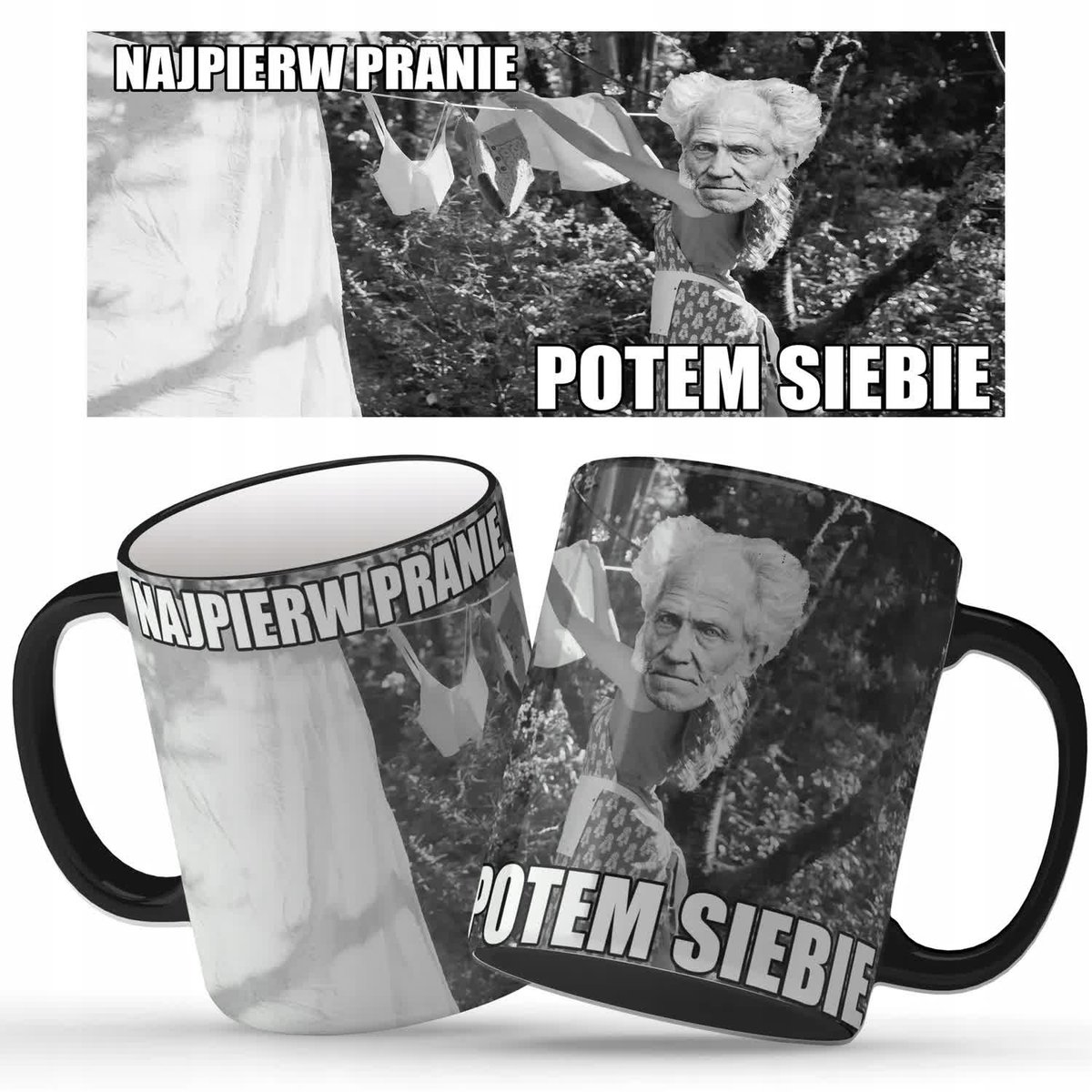 Kubek Magiczny Urodziny Memy SCHOPENHAUER Wz