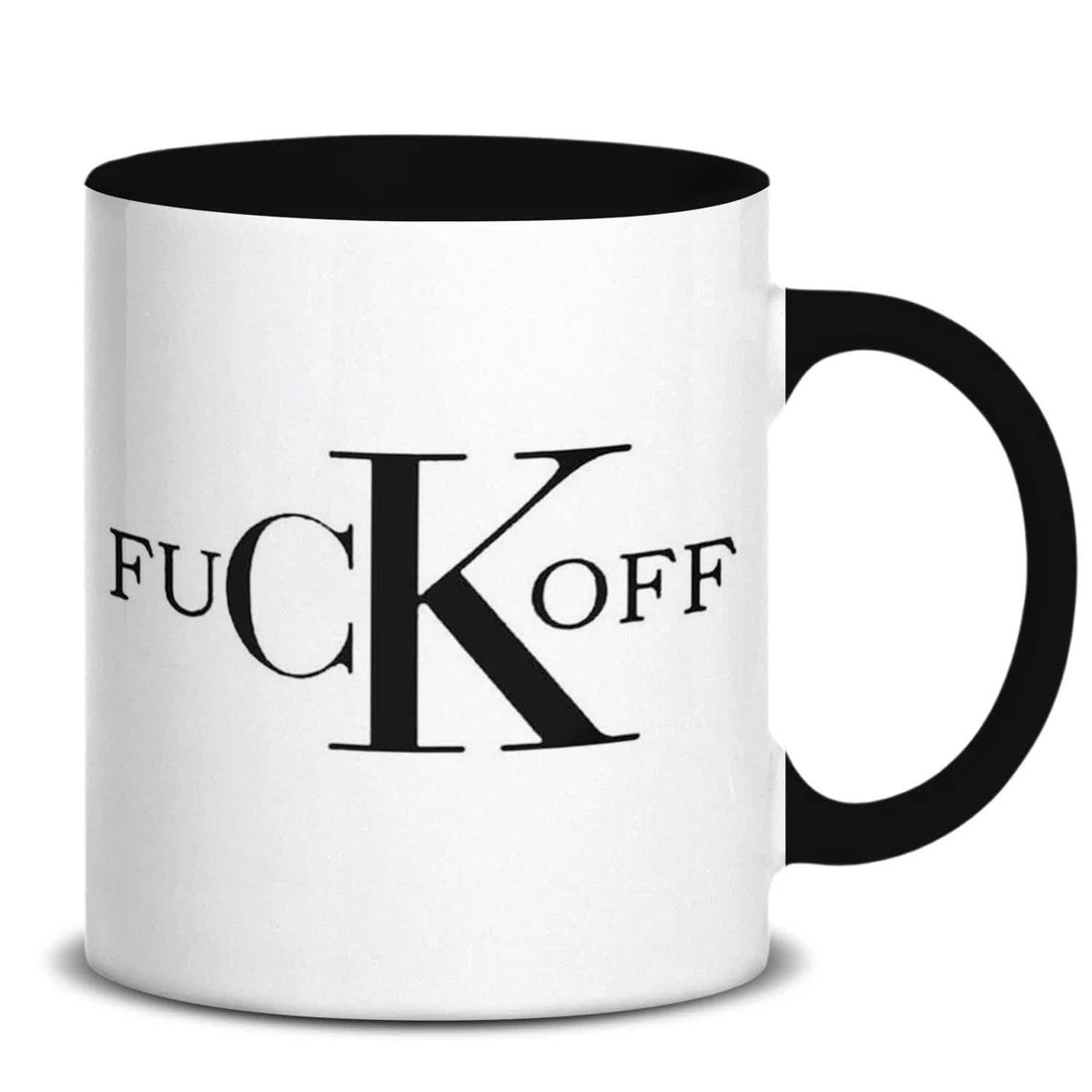 KUBEK CZARNY IDEALNY PREZENT F*CK OF HARDCORE DLA KOLEGI KOLEŻANKI WZORY