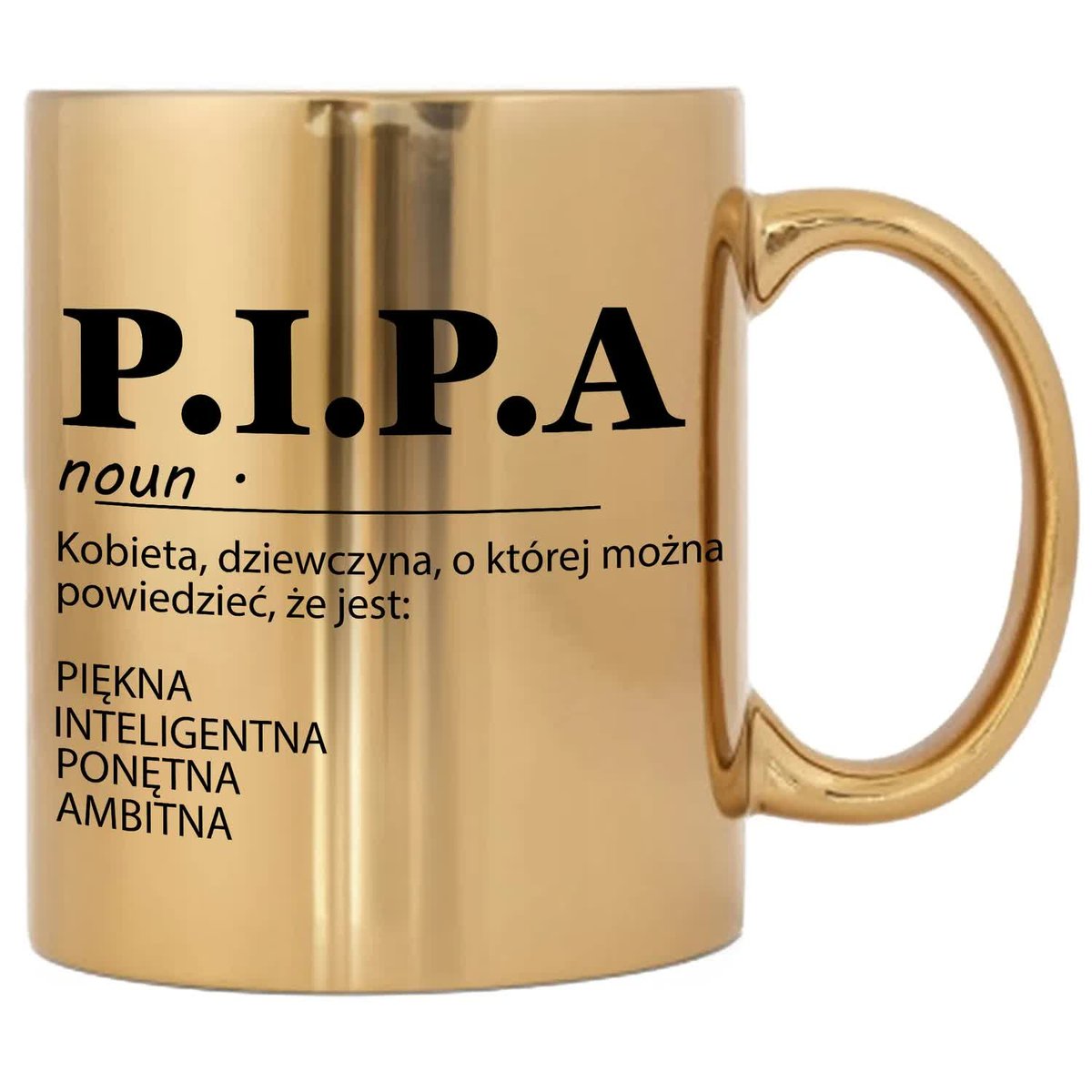 KUBEK ZŁOTY PREZENT DLA KOLEŻANKI ŻONY PRZYJCIÓŁKI KOCHANKI WZORY