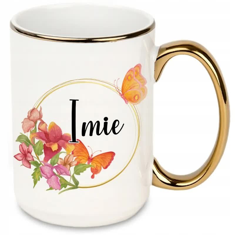 DUŻY Kubek XXL ZŁOTE PERSONALIZOWANE TWOJE IMIĘ