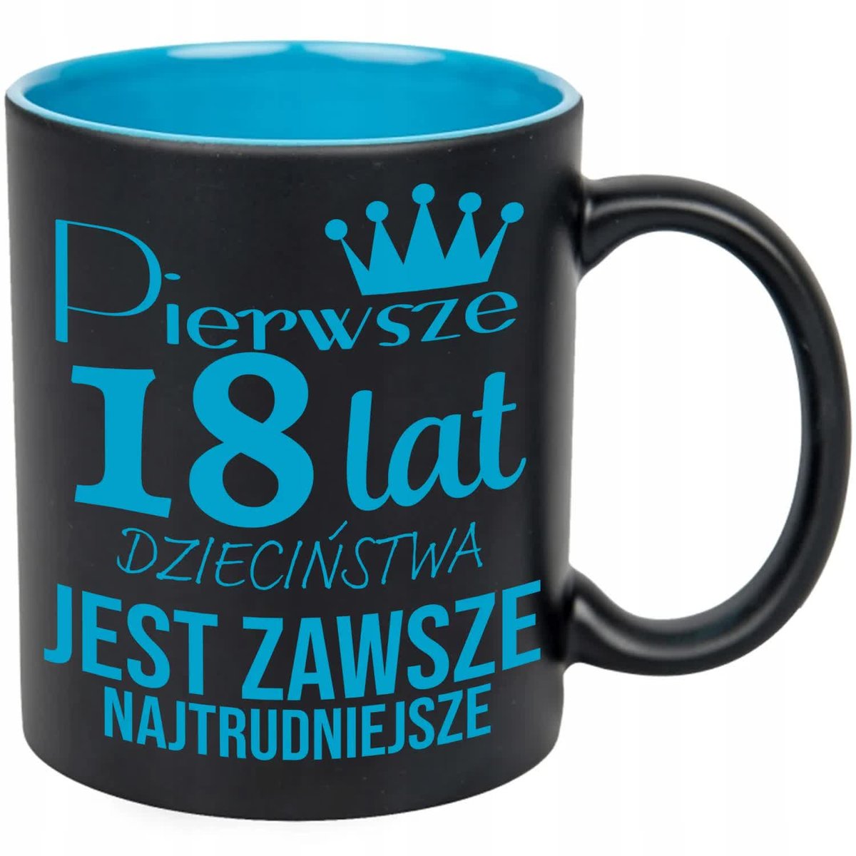 KUBEK GRAWER NIEB PREZNET URODZINY PIERWSZE 18 LAT JEST NAJTRUDNIEJSZE WZ