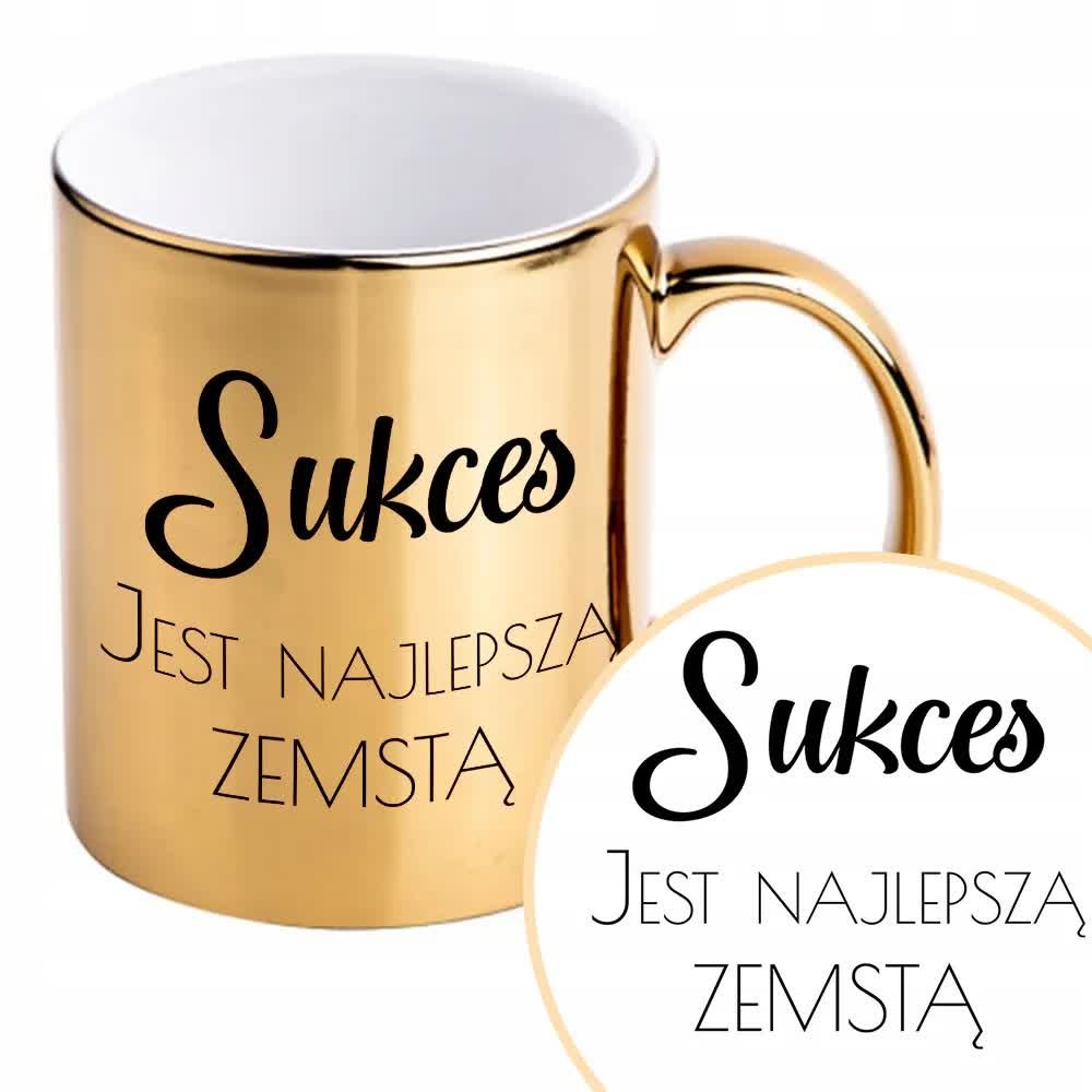 Kubek Błyszczący Na Prezent Motywacyjne Napisy Wz