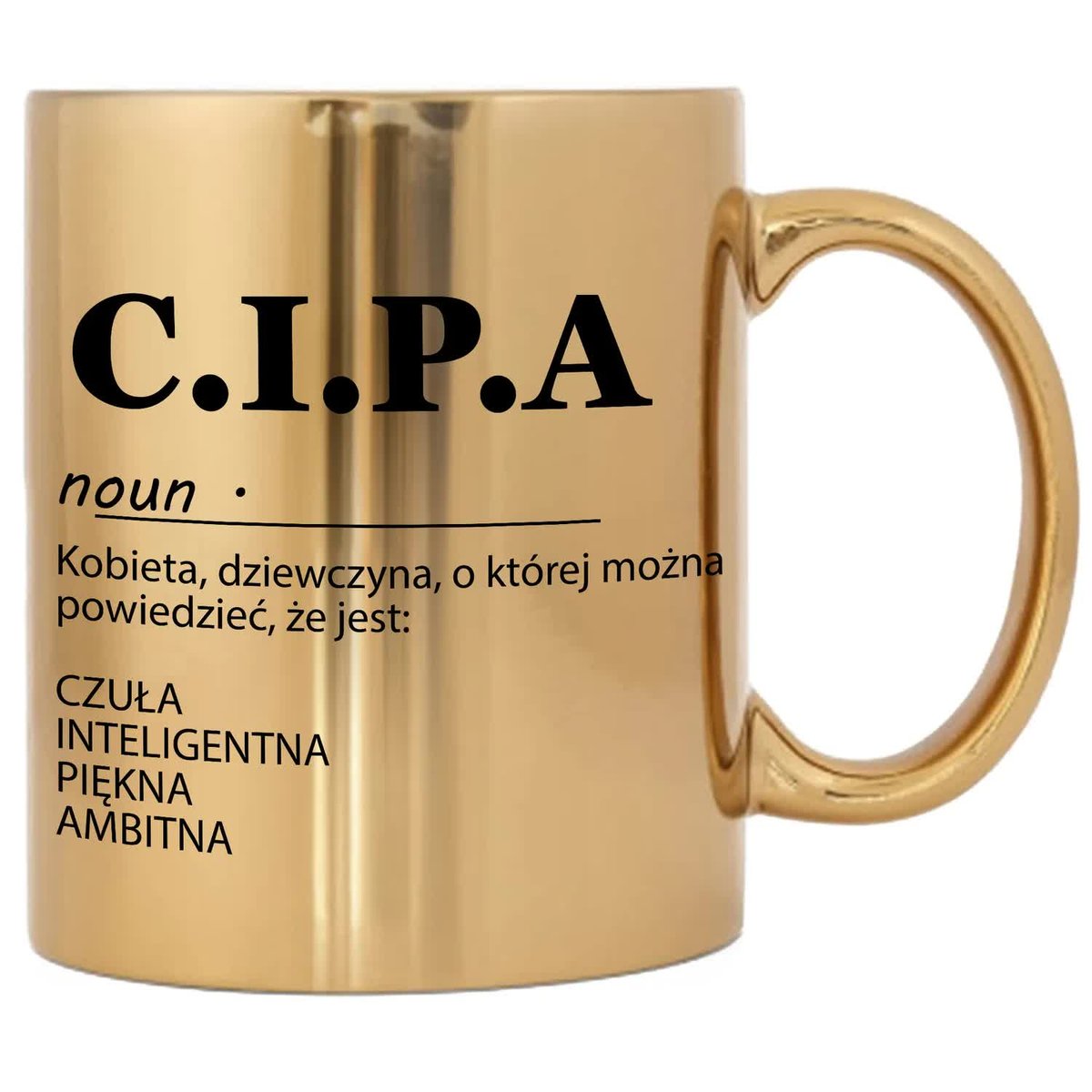KUBEK ZŁOTY PREZENT DLA KOLEŻANKI ŻONY PRZYJCIÓŁKI KOCHANKI WZORY