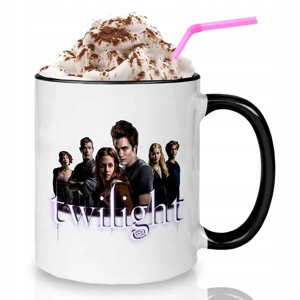 KUBEK CZARNY Z Nadrukiem Na Prezent Urodziny Dla Fana TWILIGHT Zmierzch Wz
