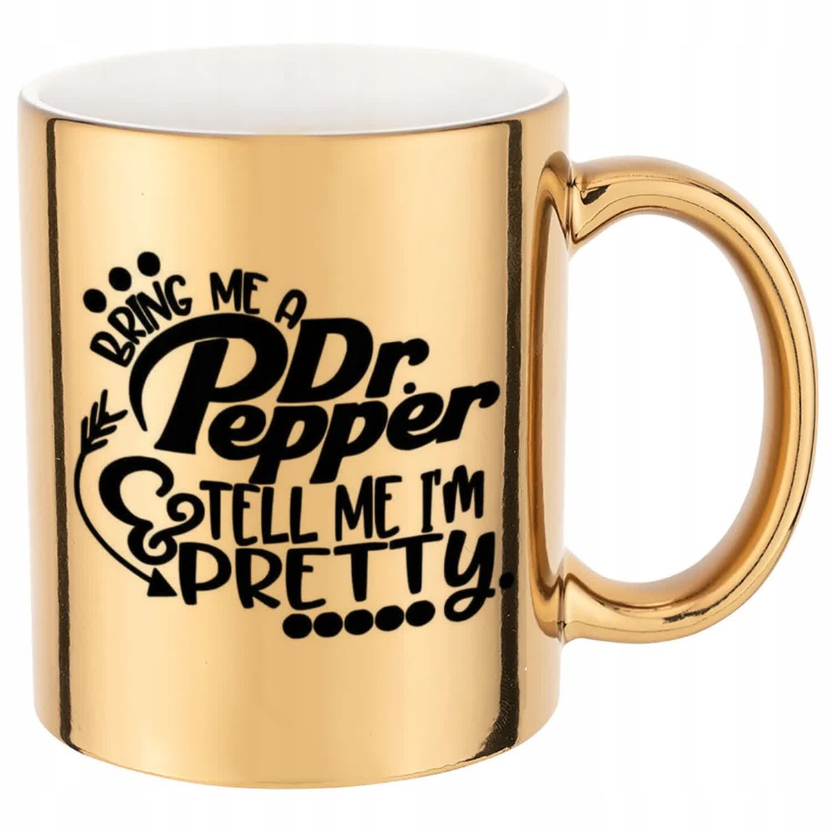 KUBEK ZŁOTY PREZENT PERFECTTY IMPERFECT HARDCORE DLA KOLEGI KOLEŻANKI WZ