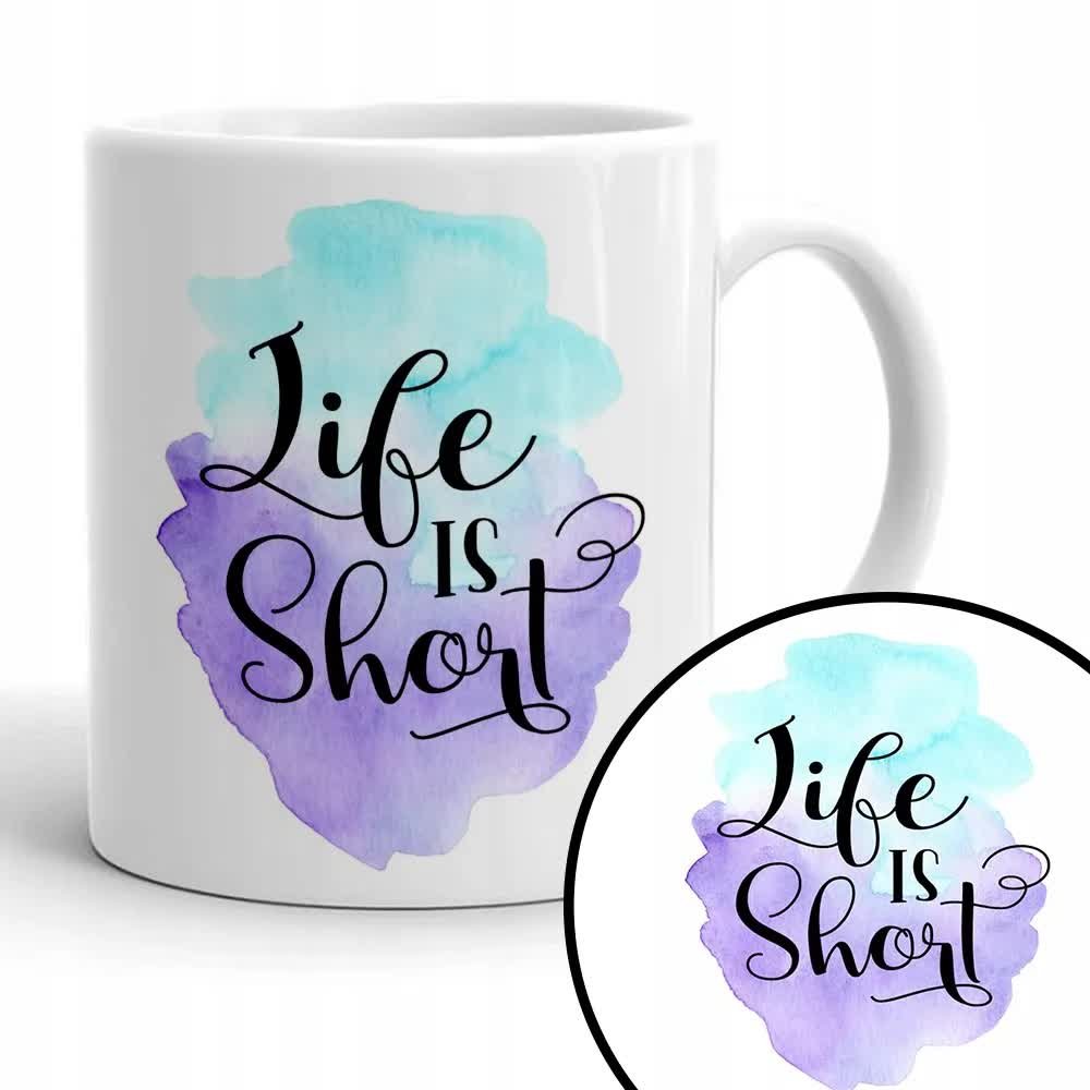 Kubek Biały Na Prezent Motywacyjne Napisy Wzory