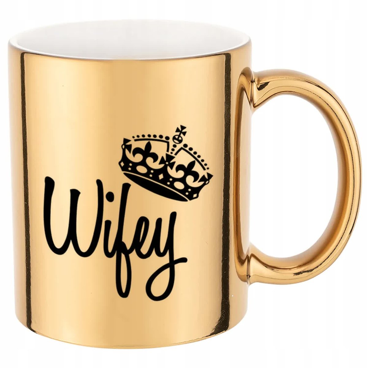 KUBEK ZŁOTY SUPER PREZENT WIFEY HARDCORE DLA KAŻDEGO NASTOLATKA MIX WZORY