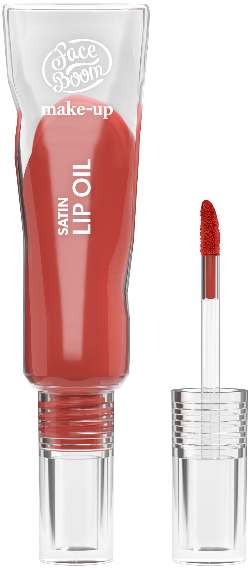 Faceboom Satin Lip Oil Nawilżający Satynowy Olejek do Ust 02 Dusty Rose