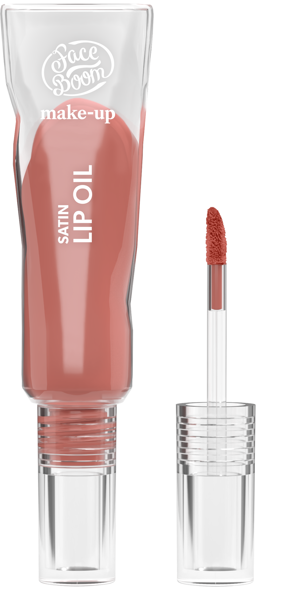 Faceboom Satin Lip Oil Nawilżający Satynowy Olejek do Ust 04 Fresh Coral