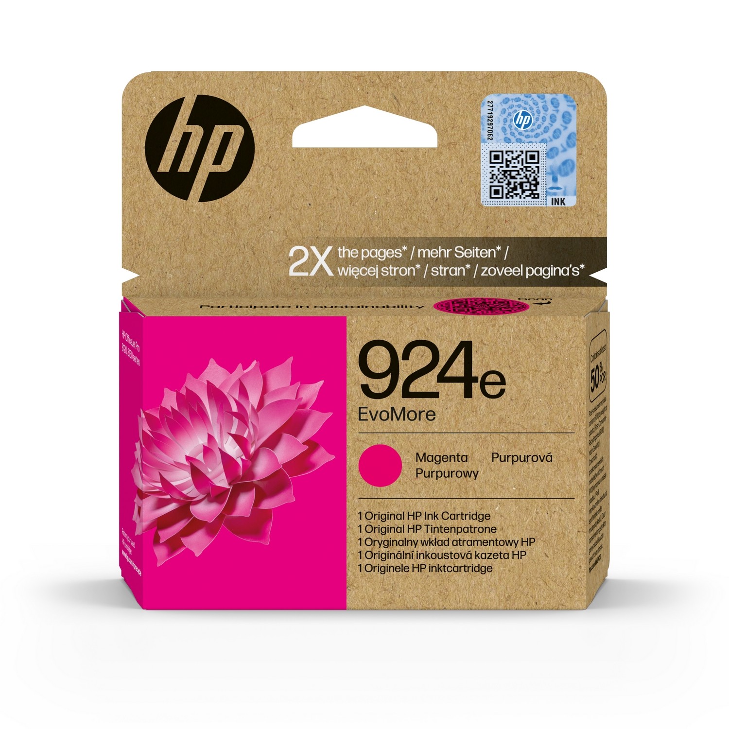 HP No. 924 purpurowy EVO MORE 4K0U8NE