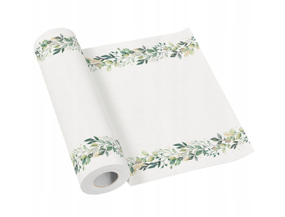 PAW Airlaid Bieżnik Listki 40cm x 24m