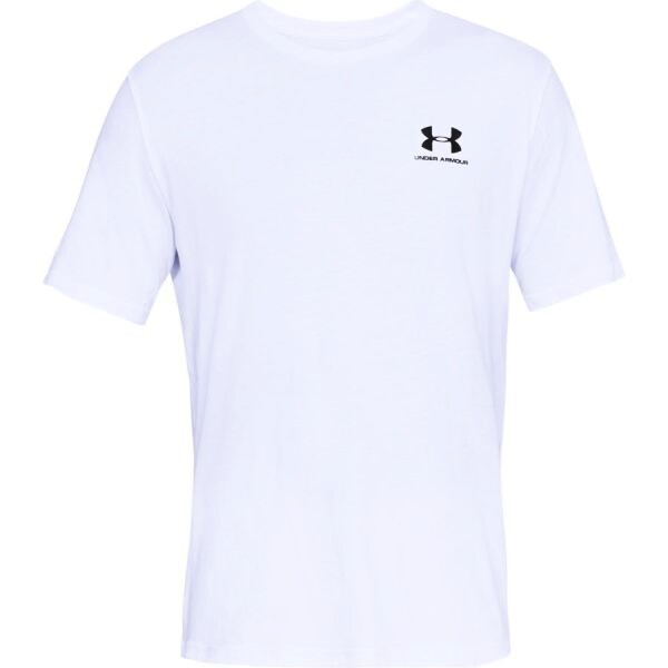 Koszulka męska Under Armour Sportstyle Left Chest SS White XL