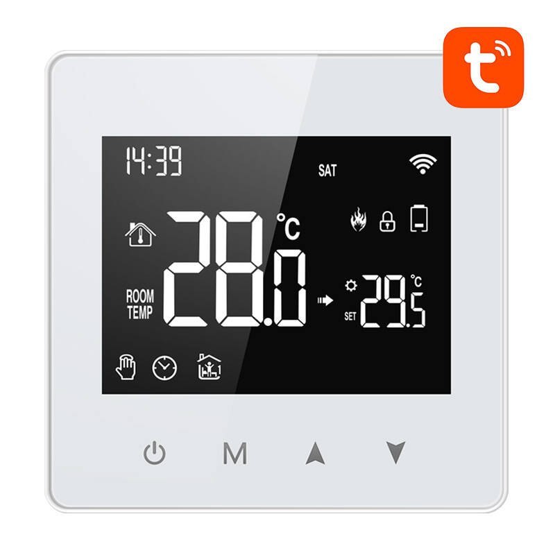 Avatto Inteligentny termostat  WT198 WiFi TUYA