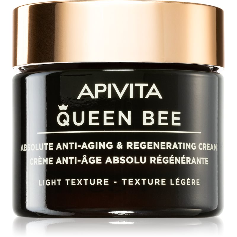 Apivita Queen Bee Cream Light lekki krem regenerujący przeciw starzeniu się skóry 50 ml