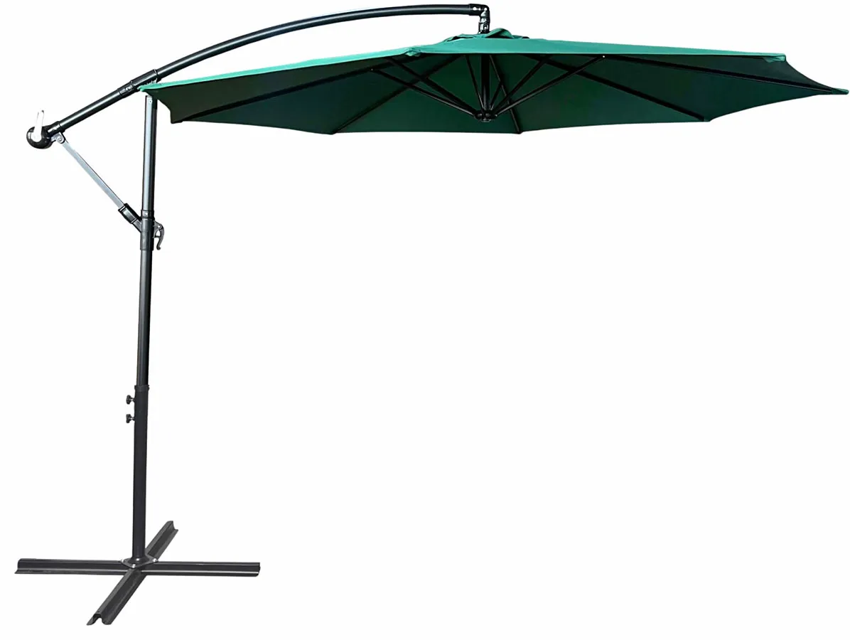 Ciemnozielony parasol na taras H9-G81