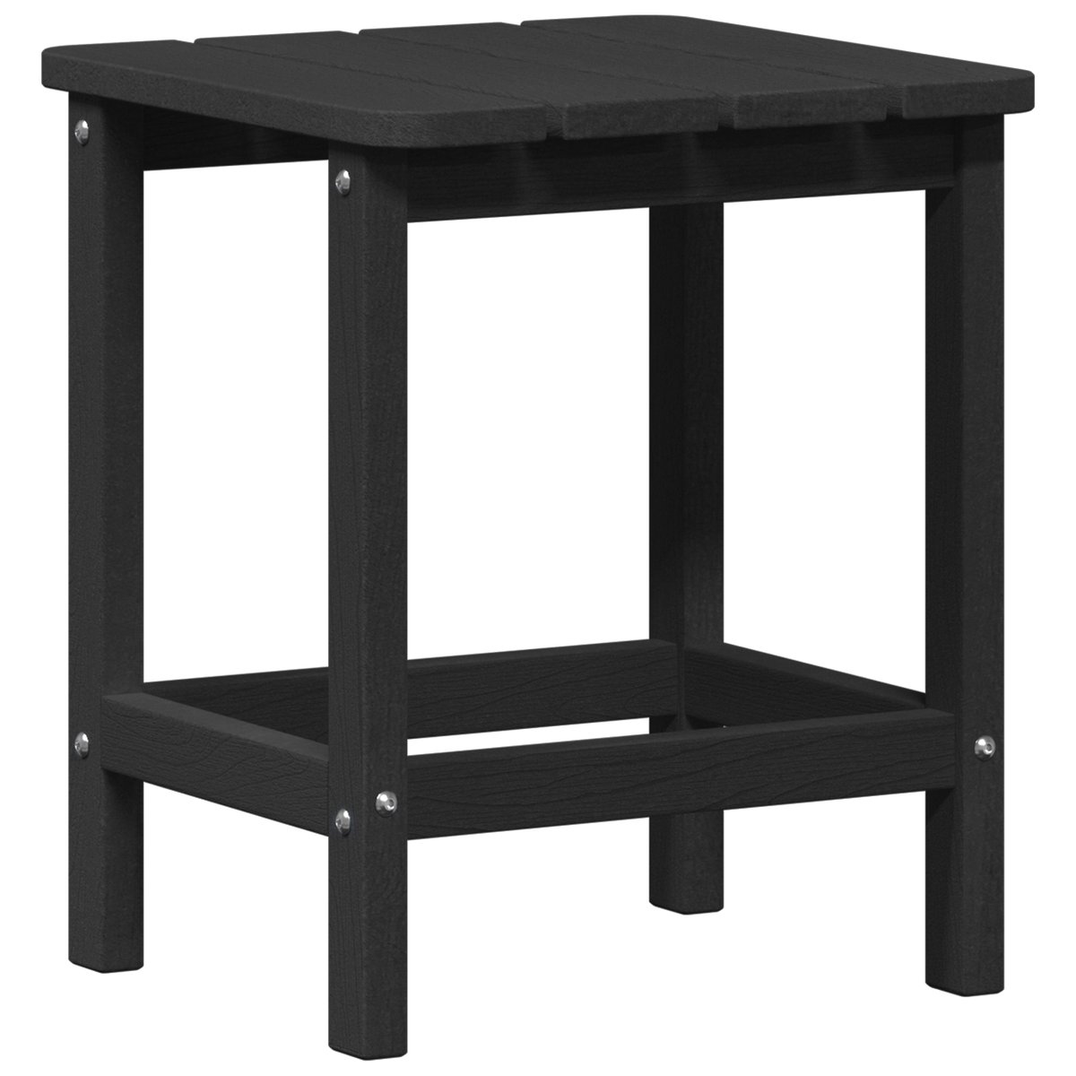 vidaXL Stół boczny Adirondack Czarny 38x38x45 cm HDPE
