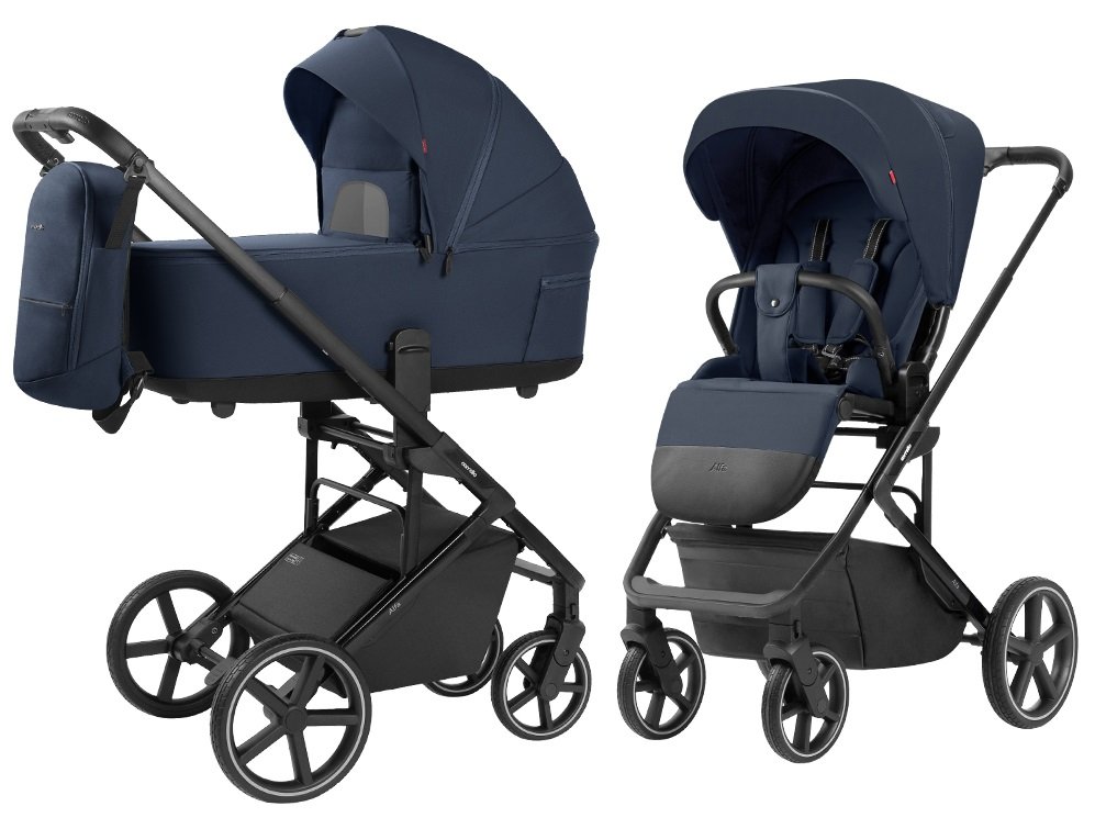 Wózek wielofunkcyjny 2w1 gondola i spacerówka CARRELLO ALFA 2025 DENIM BLUE