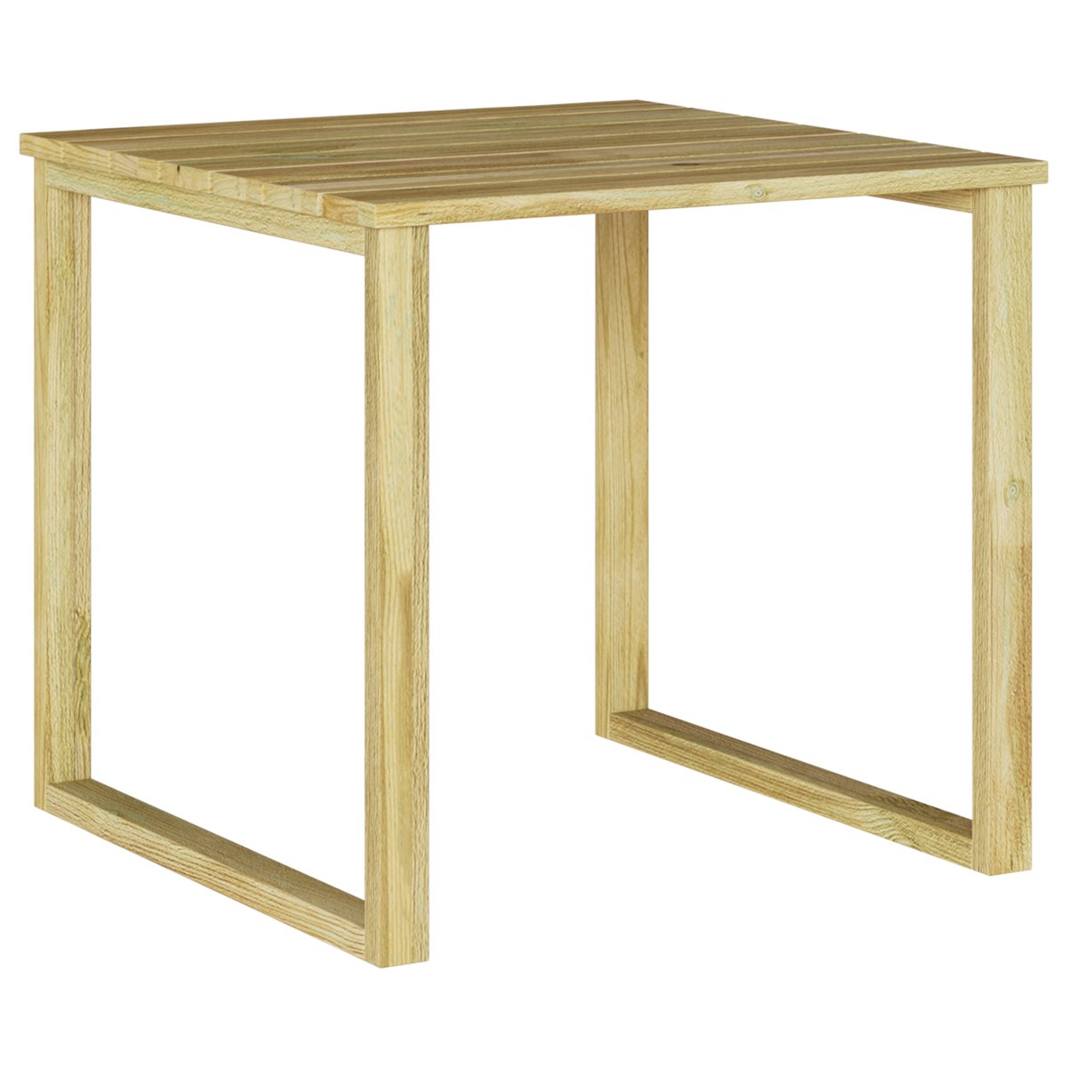 vidaXL Stół leżankowy 50,5x50,5x46 cm z impregnowanego drewna sosnowego