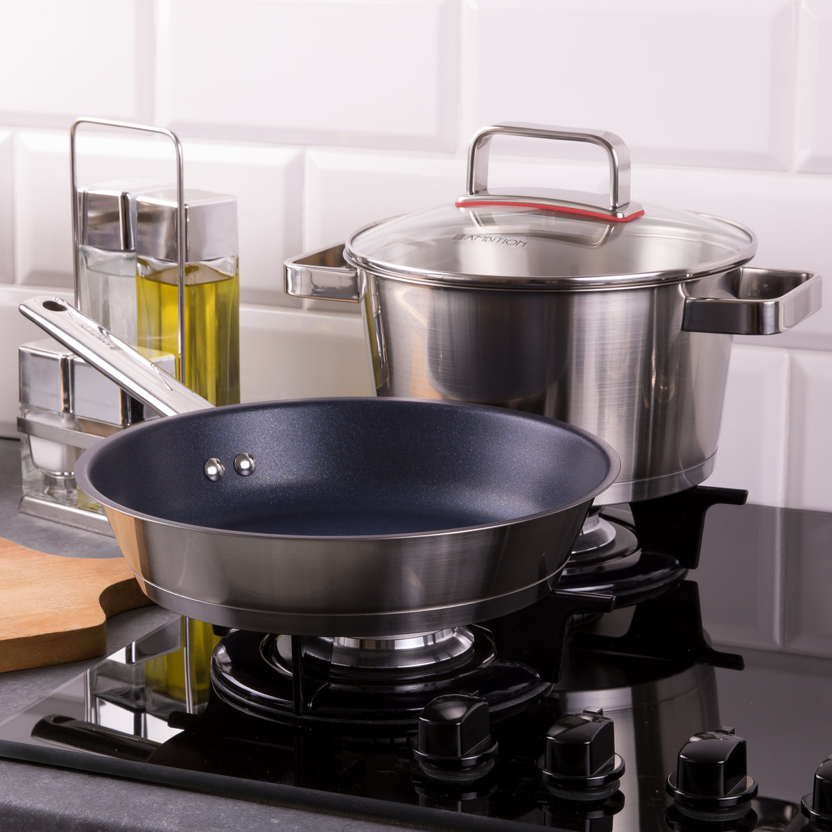 68734 Zestaw garnków na indukcję Ambition Selection 10 - elementowy