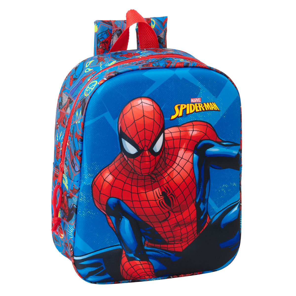 Plecak szkolny Spider-Man Czerwony Granatowy 22 x 27 x 10 cm