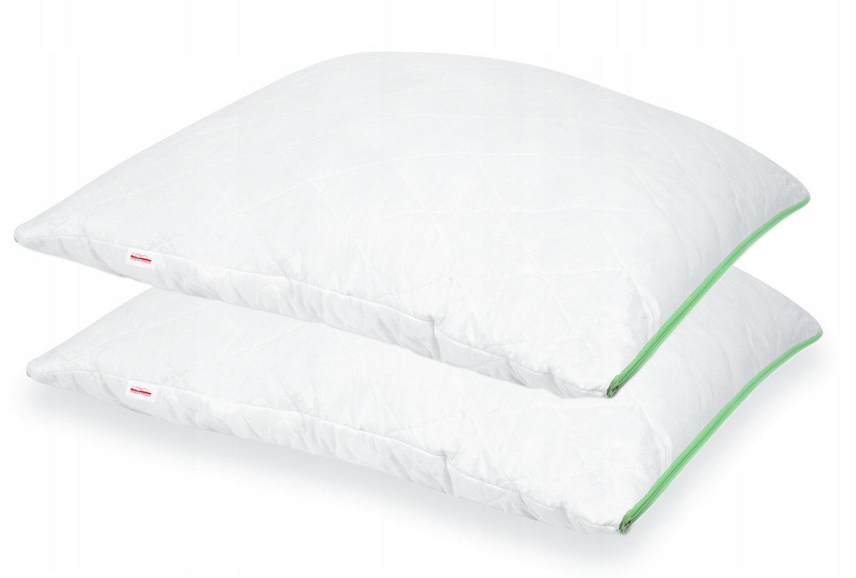 PODUSZKA 70X80 ANTYALERGICZNA ZAMEK PODUSZKI 2 SZT 2PACK GRUBE